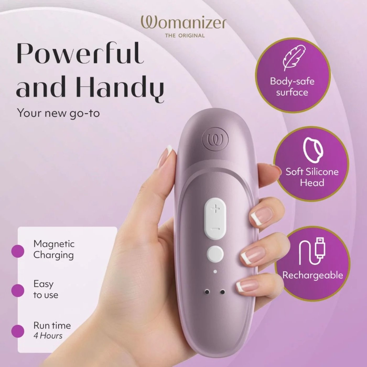 Womanizer Pro Rechargeable Clitoral Suction Stimulator