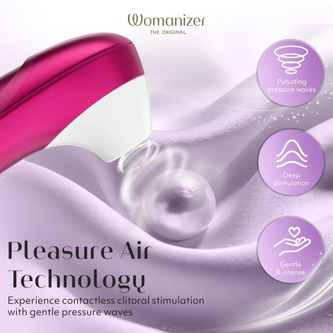 Womanizer Pro Rechargeable Clitoral Suction Stimulator