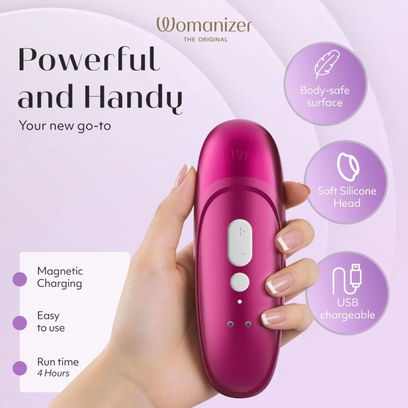 Womanizer Pro Rechargeable Clitoral Suction Stimulator