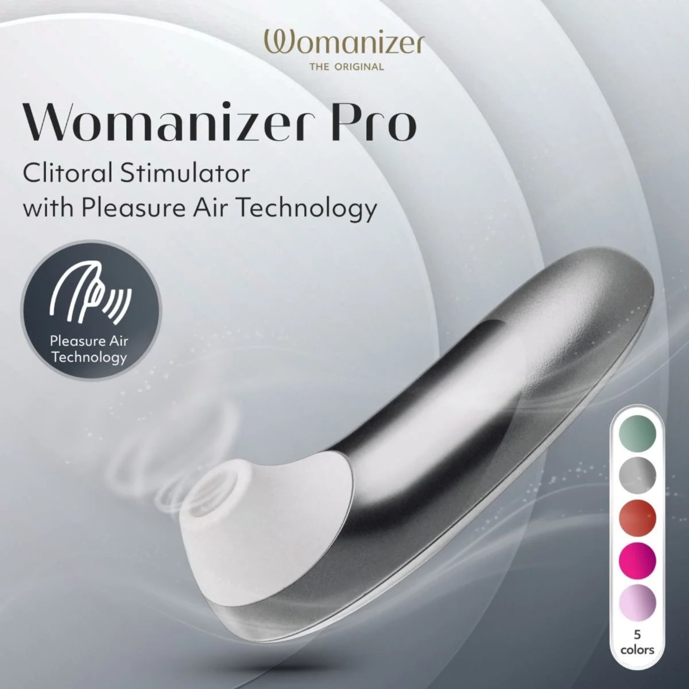 Womanizer Pro Rechargeable Clitoral Suction Stimulator