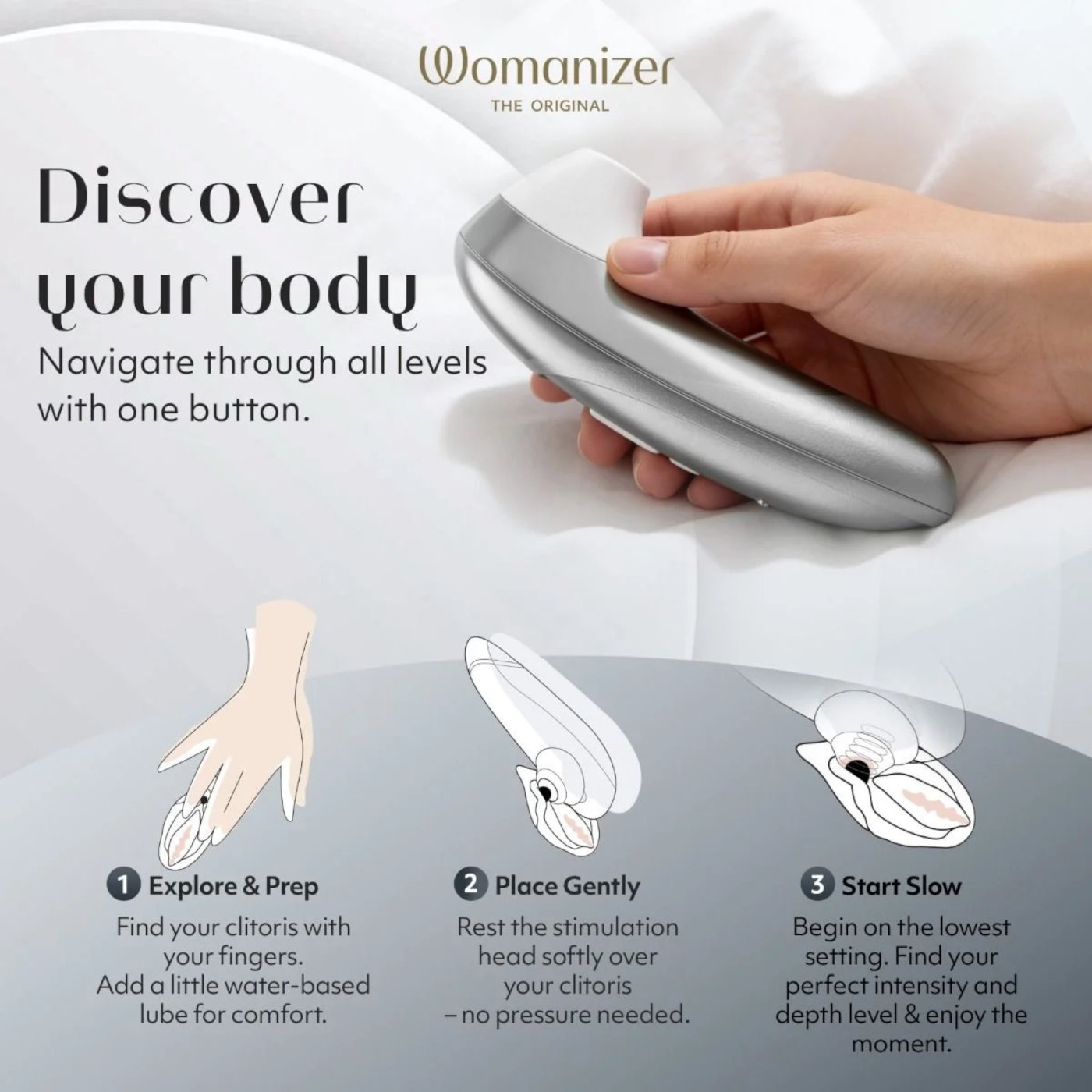 Womanizer Pro Rechargeable Clitoral Suction Stimulator