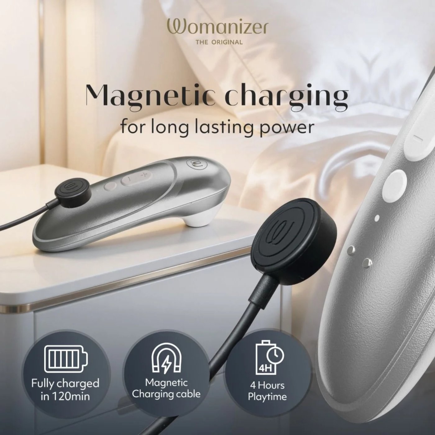Womanizer Pro Rechargeable Clitoral Suction Stimulator