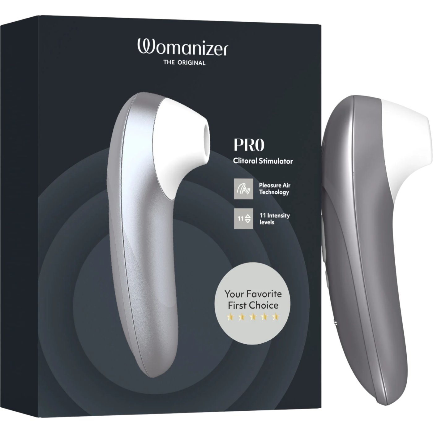 Womanizer Pro Rechargeable Clitoral Suction Stimulator