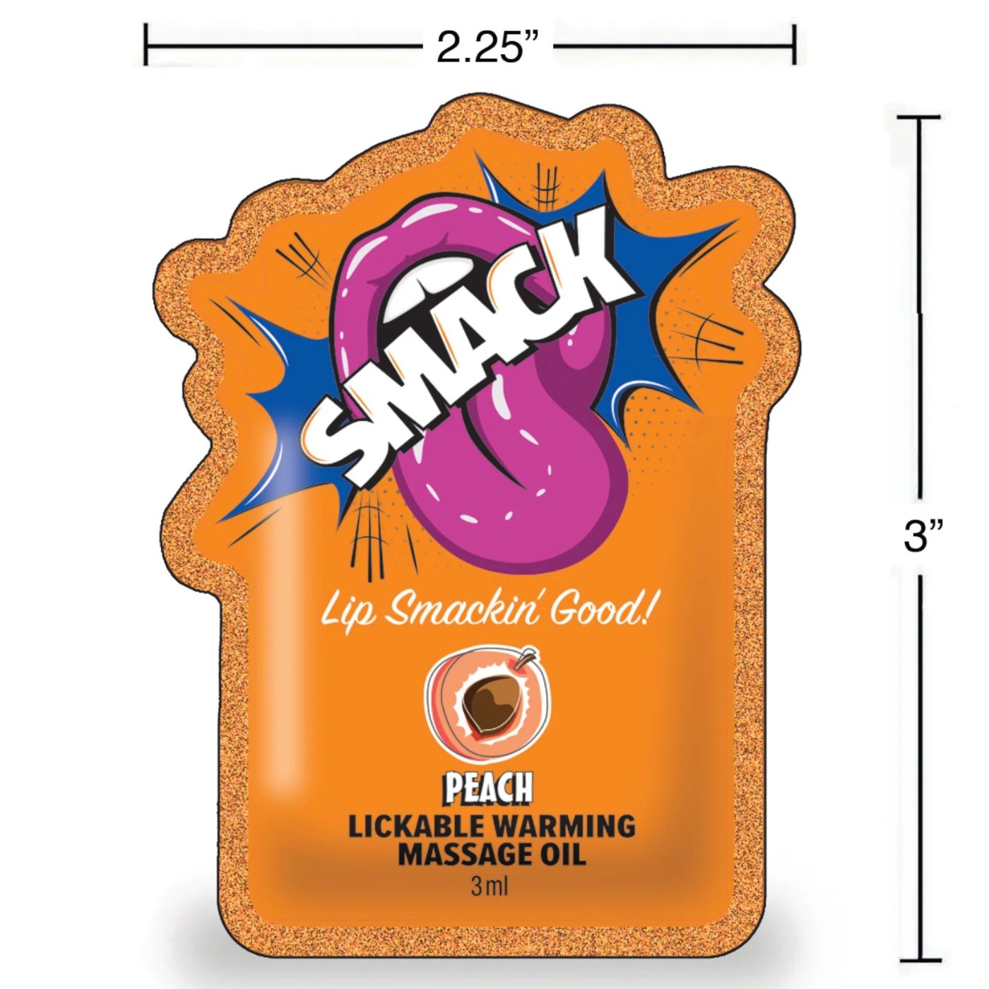SMACK Lickable Warming Body Massage Oil 3ml