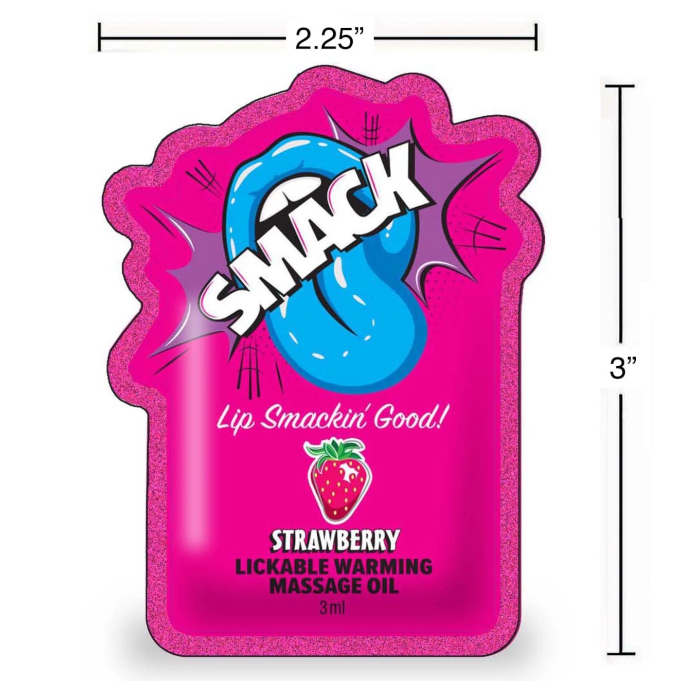 SMACK Lickable Warming Body Massage Oil 3ml