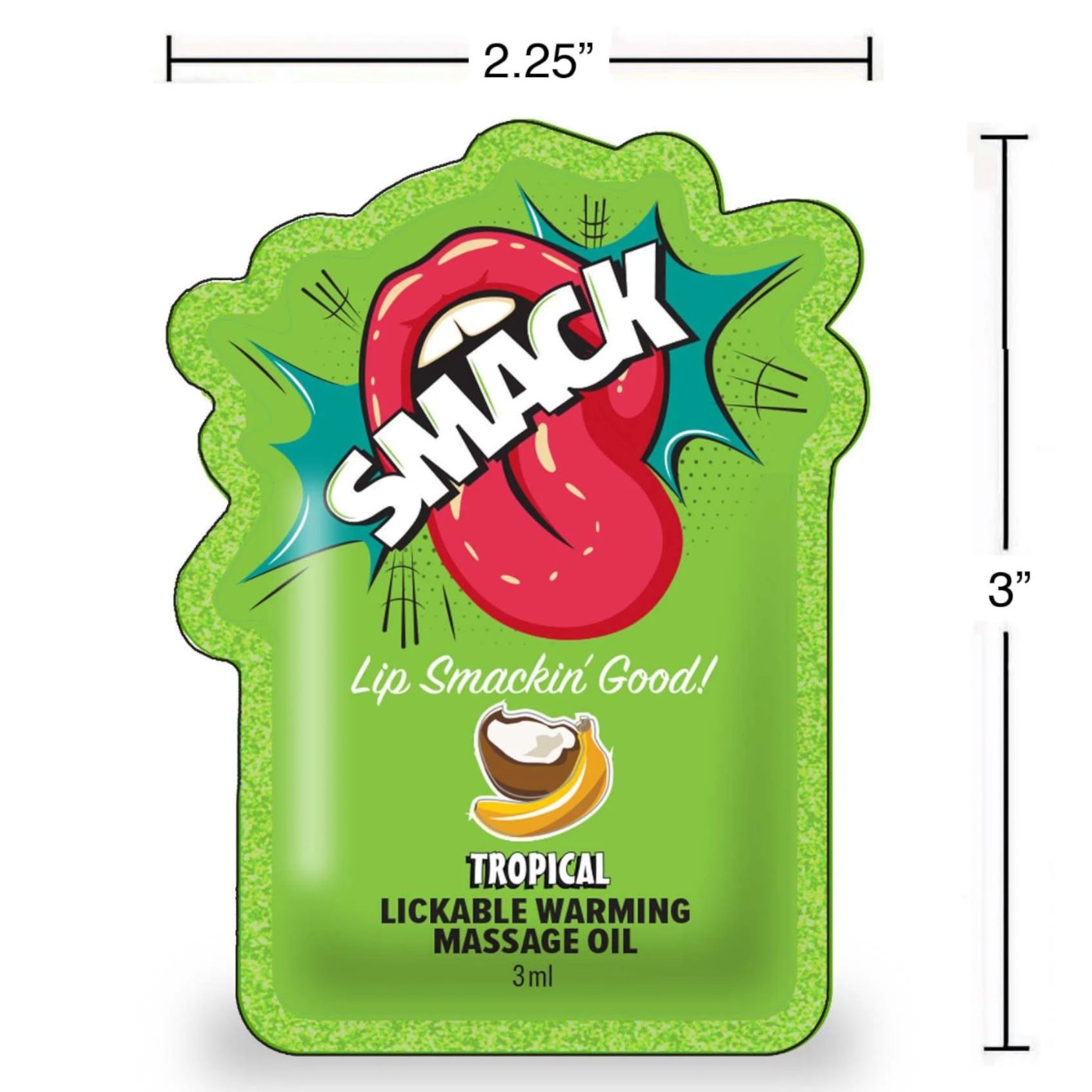 SMACK Lickable Warming Body Massage Oil 3ml