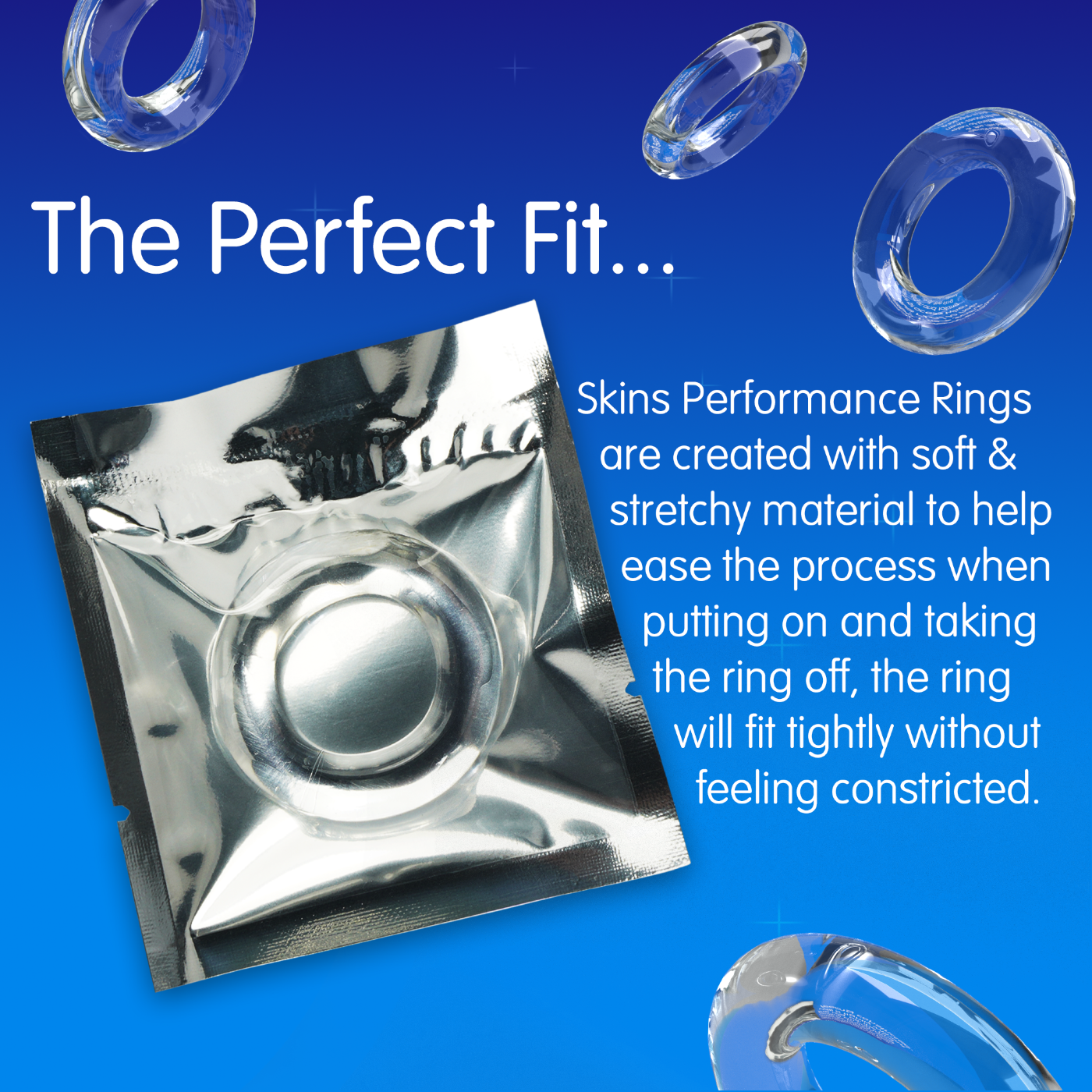 Skins Performance Cock Ring Set (3 Pack)