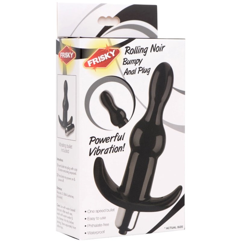 Frisky Bumpy Vibrating Anal Plug 3.75 Inch
