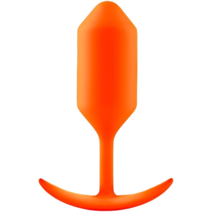 b-Vibe Snug Plug 3 Large Weighted Silicone Butt Plug 4.7 Inch