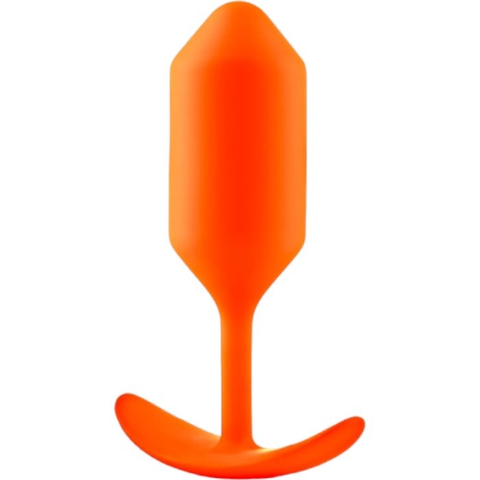 b-Vibe Snug Plug 3 Large Weighted Silicone Butt Plug 4.7 Inch