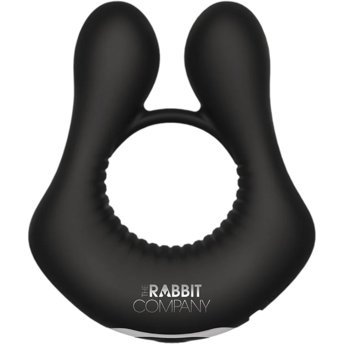The Rabbit Company The Deluxe Rabbit Rechargeable Vibrating Cock Ring Black