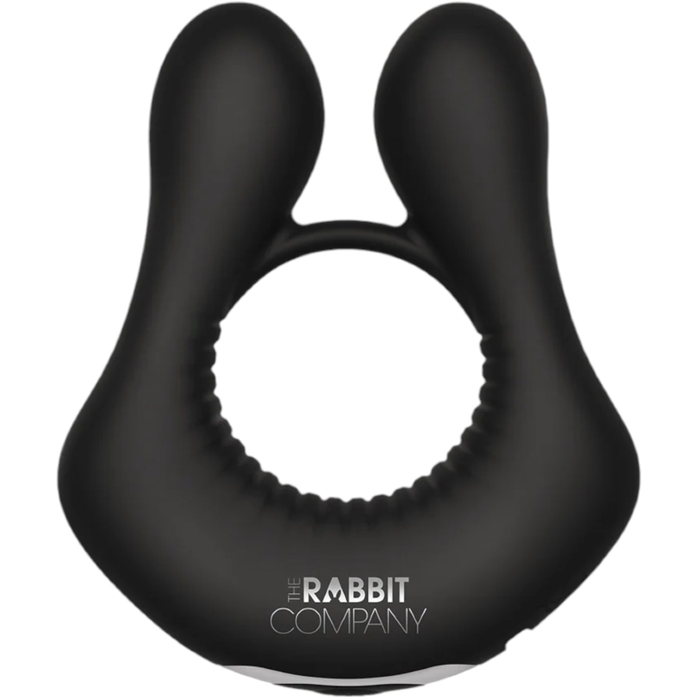 The Rabbit Company The Deluxe Rabbit Rechargeable Vibrating Cock Ring Black