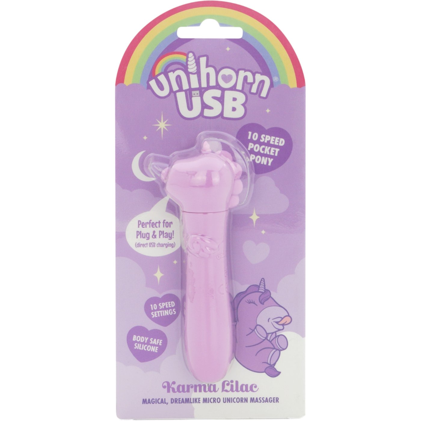 Unihorn USB Karma Lilac Bullet Vibrator