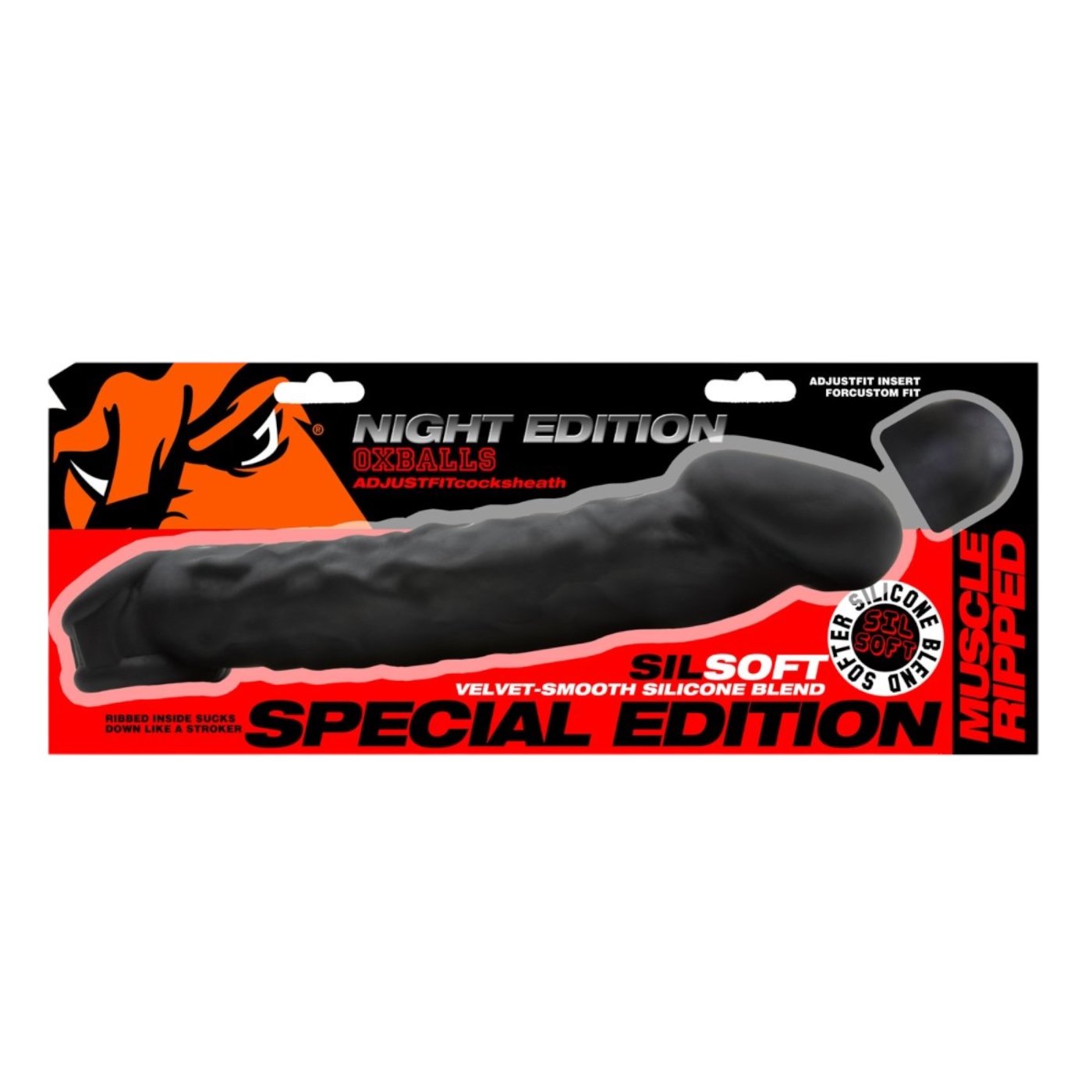 Oxballs Muscle Ripped Cock Sheath Night Edition