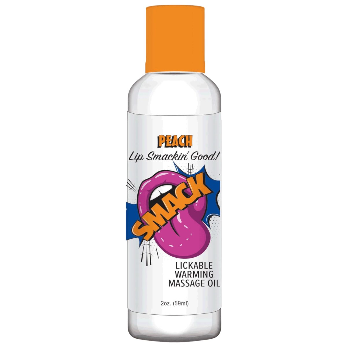 Little Genie Smack Lickable Warming Body Massage Oil 59Ml, Peach