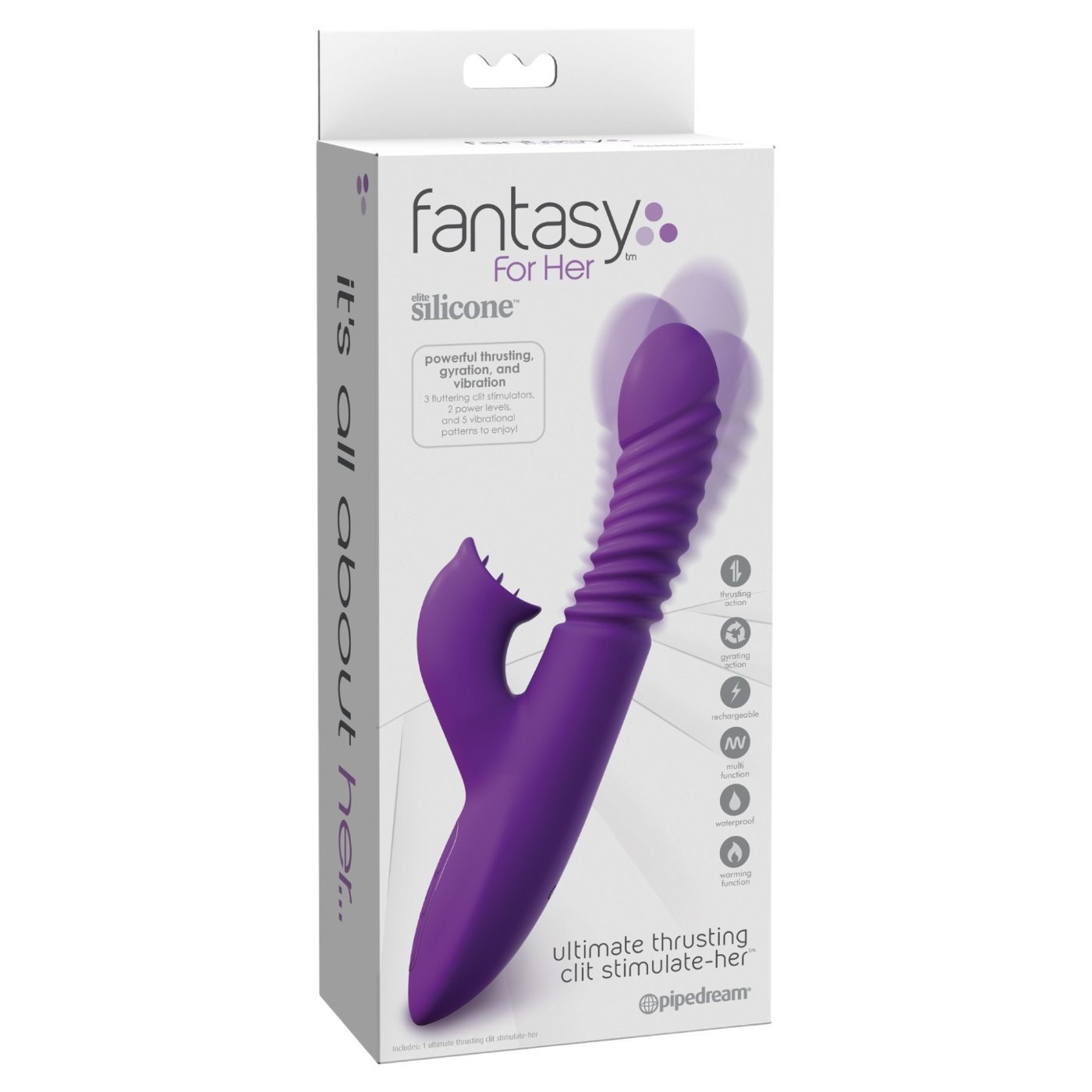Fantasy for Her Ultimate Thrusting Clit Stimulate-Her Rabbit Vibrator