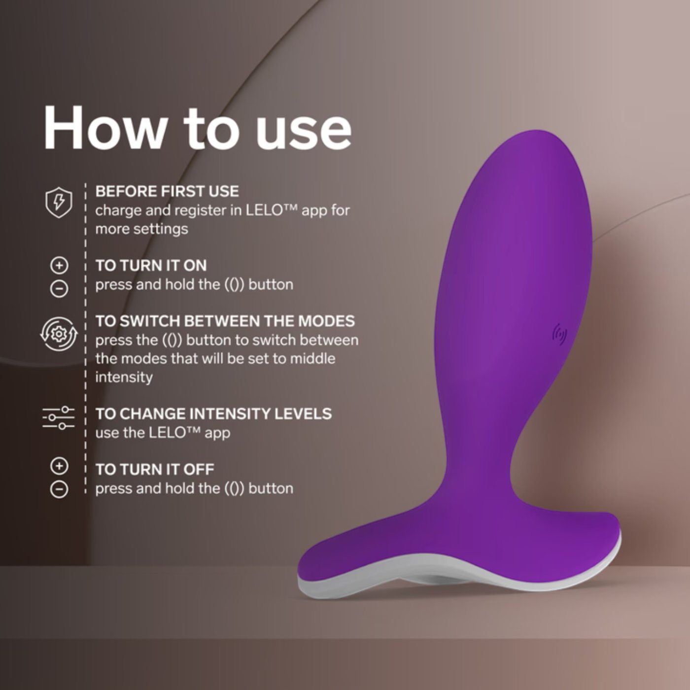 LELO SURFER Originals App Controlled Prostate Massager