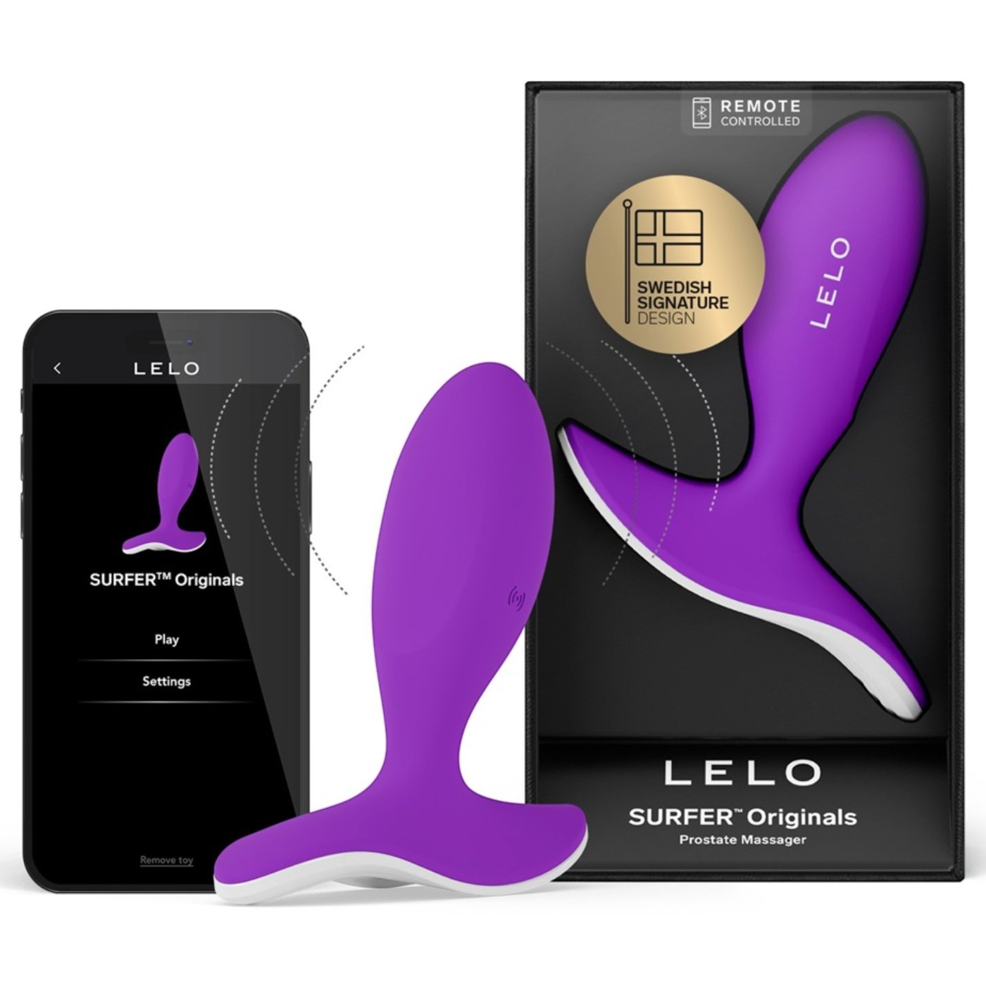 LELO SURFER Originals App Controlled Prostate Massager