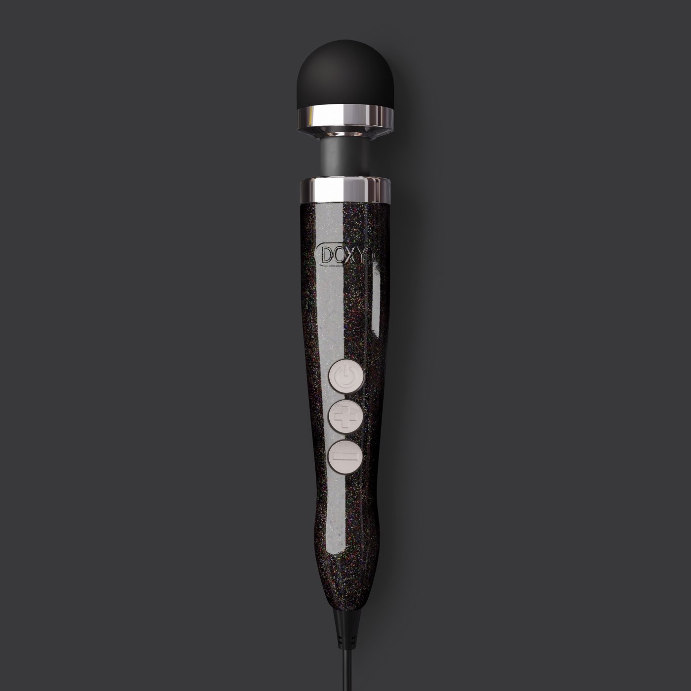 Doxy Die Cast 3 Wand Massager Disco Black