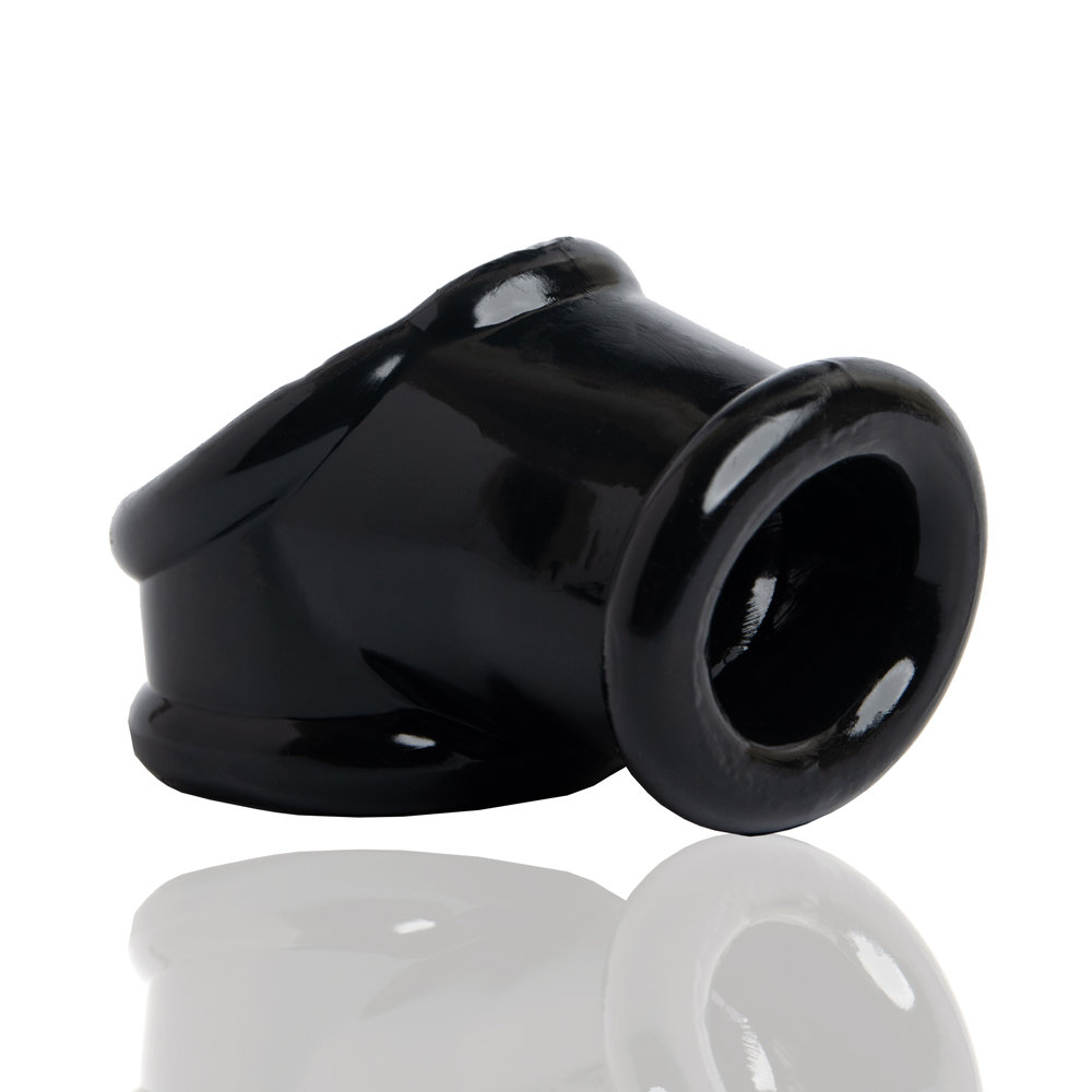Oxballs Powerballs Cocksling Cock Ring & Ball Stretcher Black
