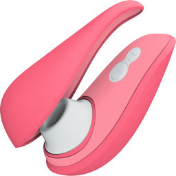 Womanizer Liberty 2 Rechargeable Travel Clitoral Suction Vibrator (Rose)