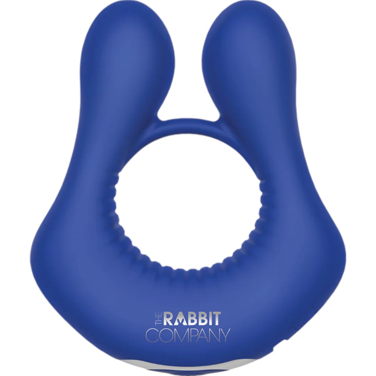 The Rabbit Company The Deluxe Rabbit Rechargeable Vibrating Cock Ring Blue