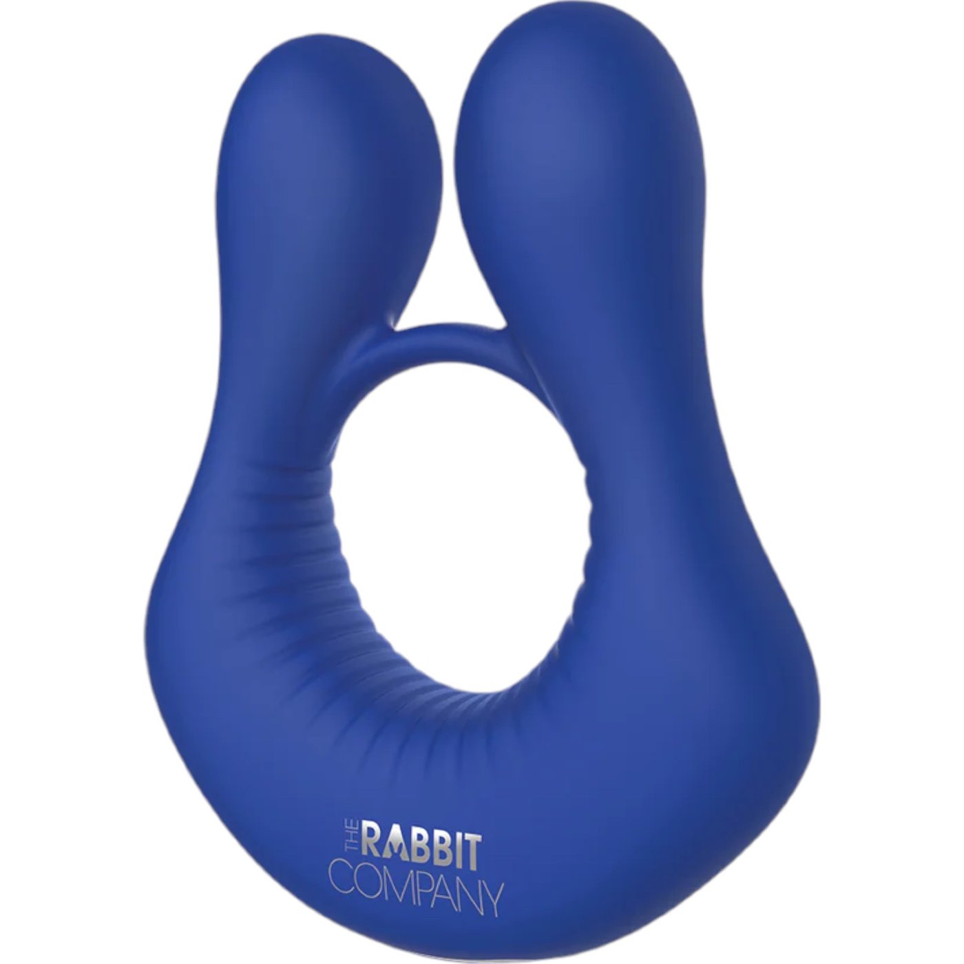 The Rabbit Company The Deluxe Rabbit Rechargeable Vibrating Cock Ring Blue