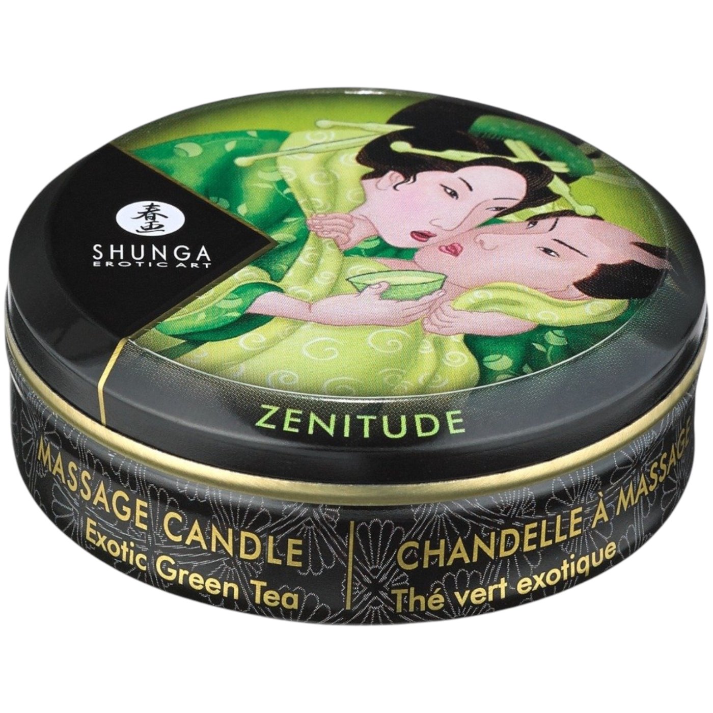 Shunga Mini Massage Candle Exotic Green Tea 30ml