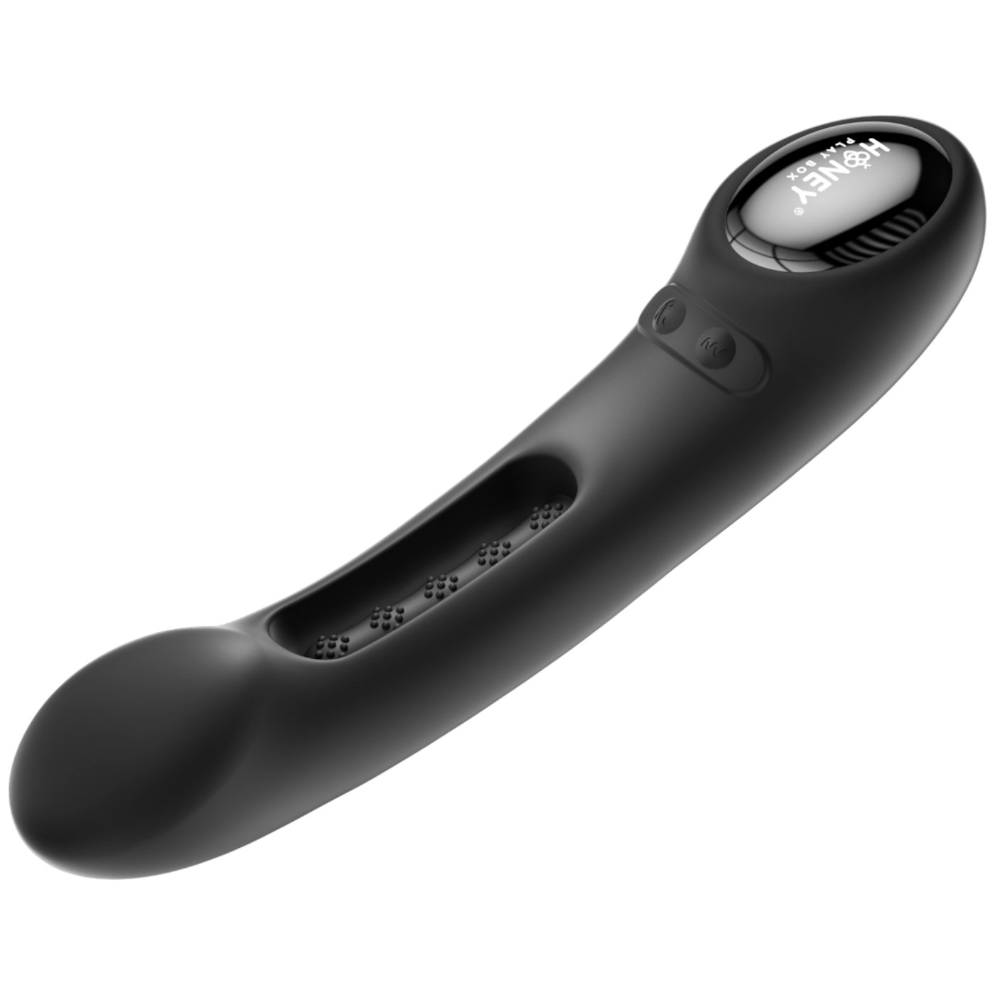 Honey Play Box Tempo App-Controlled Tapping Finger Silicone G-Spot Vibrator