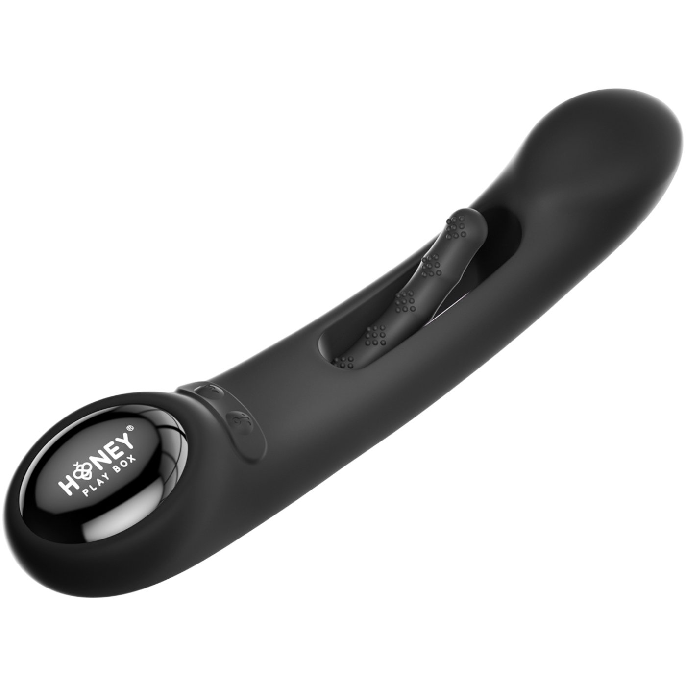 Honey Play Box Tempo App-Controlled Tapping Finger Silicone G-Spot Vibrator