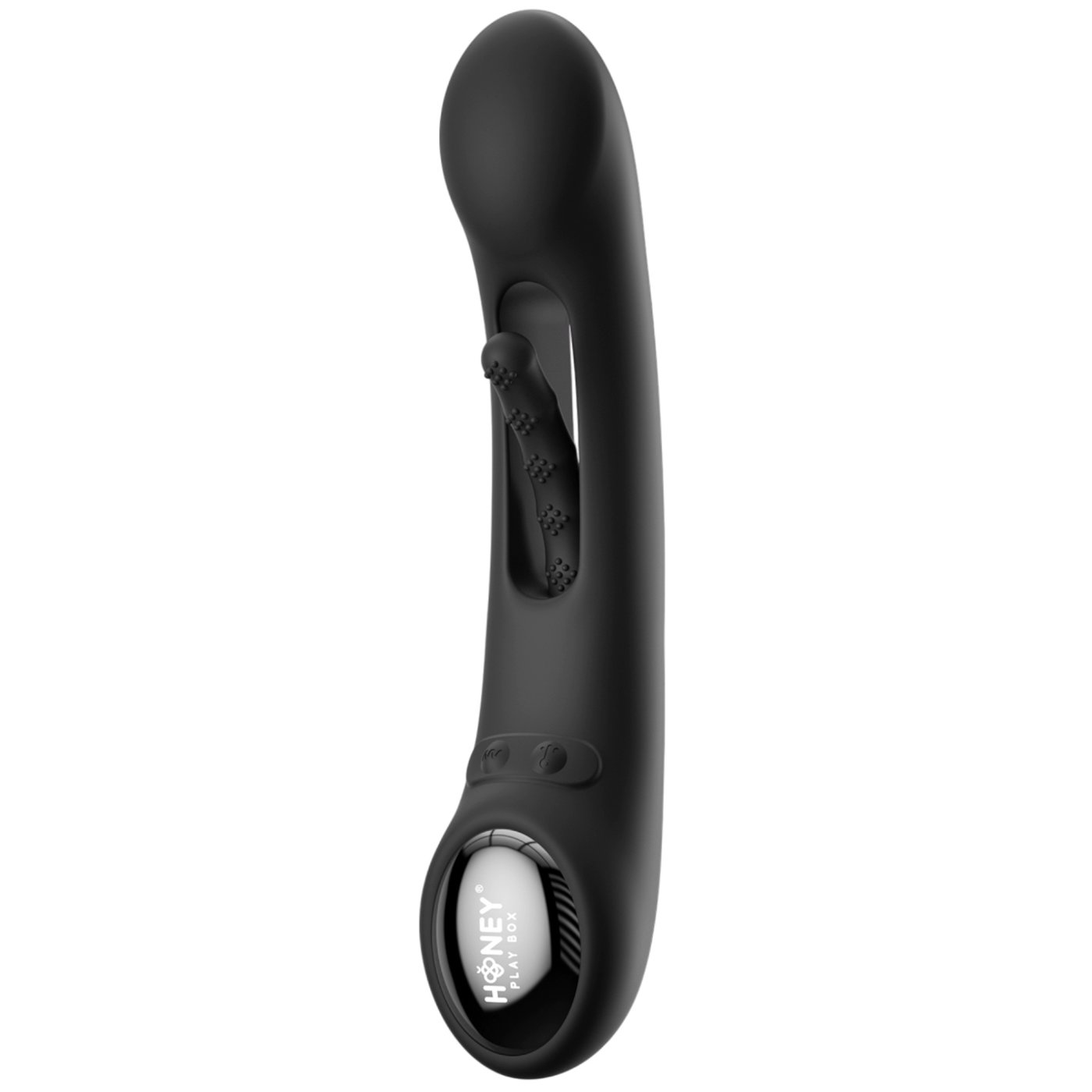 Honey Play Box Tempo App-Controlled Tapping Finger Silicone G-Spot Vibrator