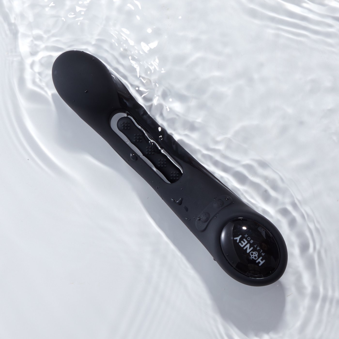 Honey Play Box Tempo App-Controlled Tapping Finger Silicone G-Spot Vibrator