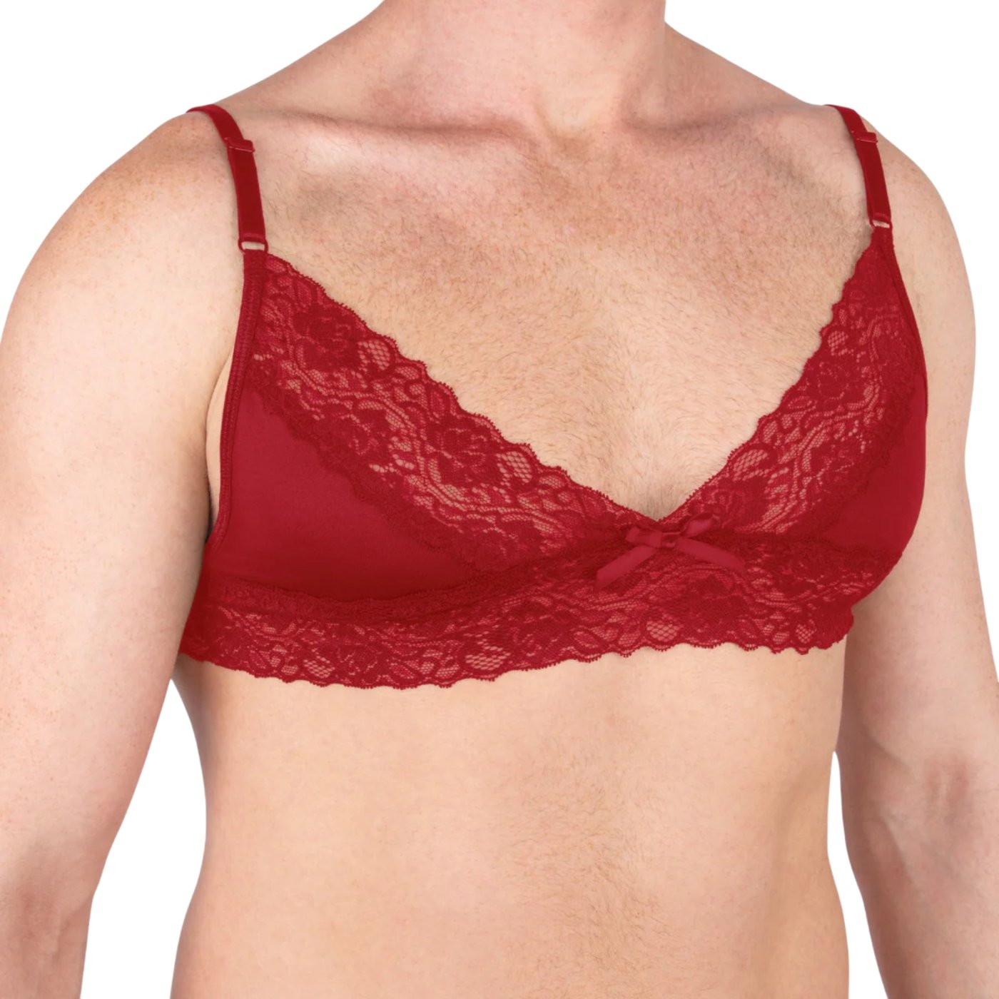 Prowler Men's Lace Bra Red