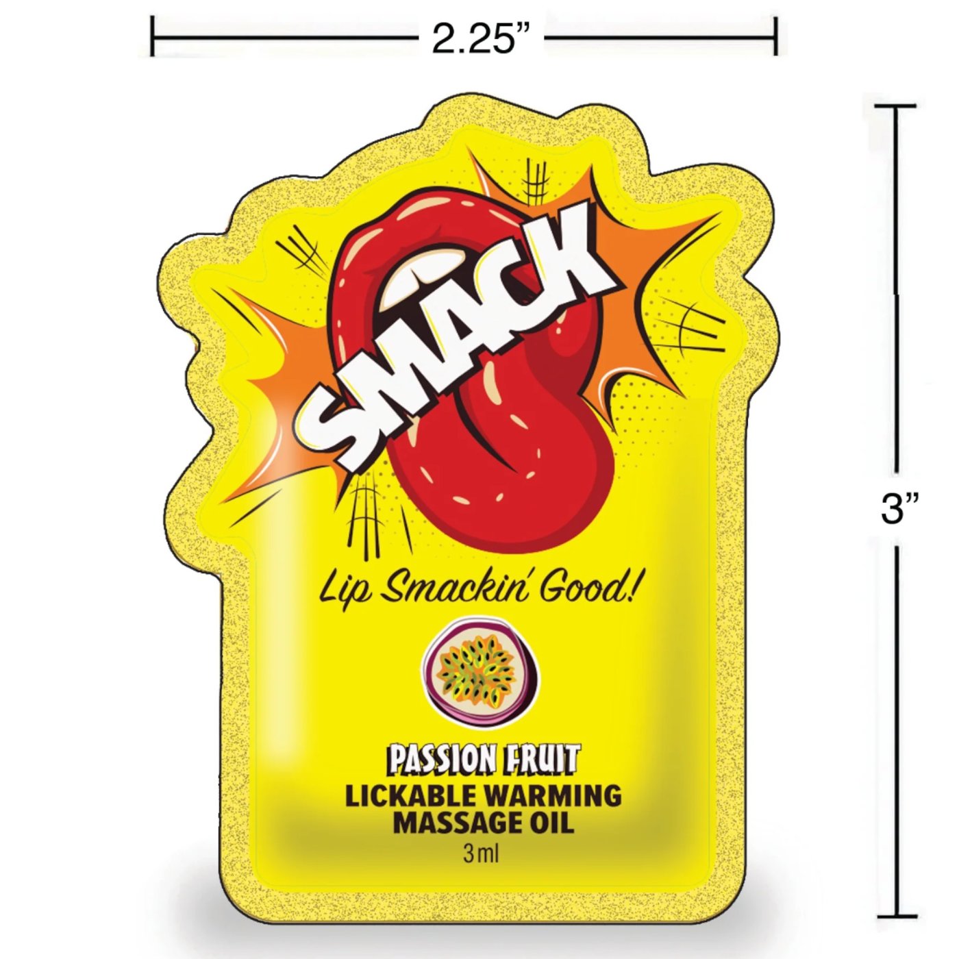 SMACK Lickable Warming Body Massage Oil 3ml x 36 Display
