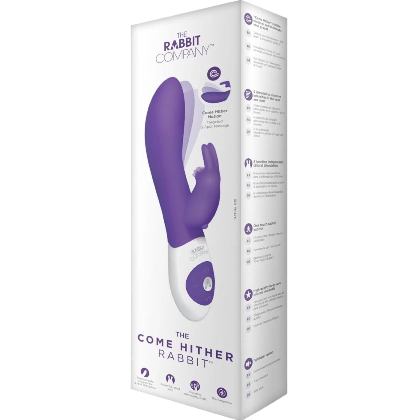 The Rabbit Company The Come Hither Rabbit Vibrator Purple