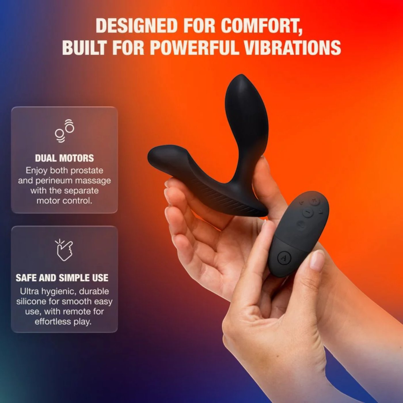 Arcwave Perk Vibrating Prostate Massager with Remote Control
