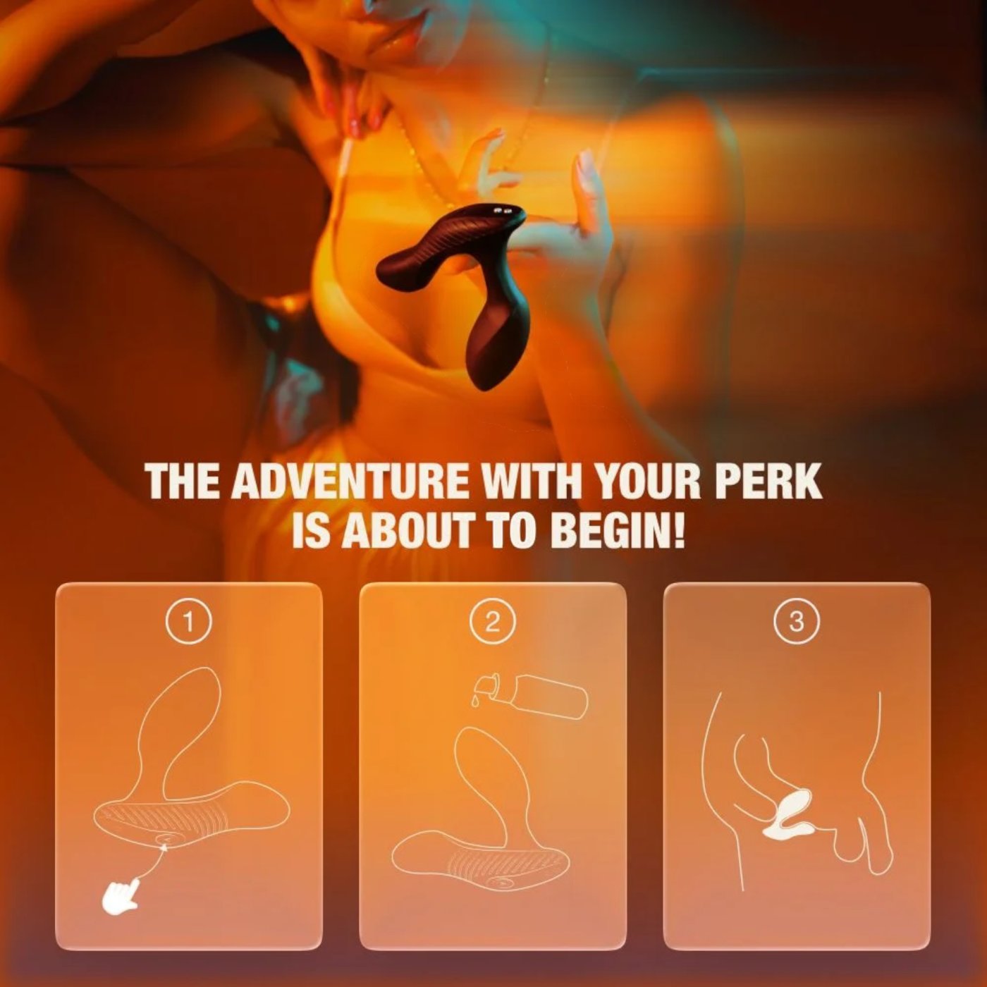 Arcwave Perk Vibrating Prostate Massager with Remote Control