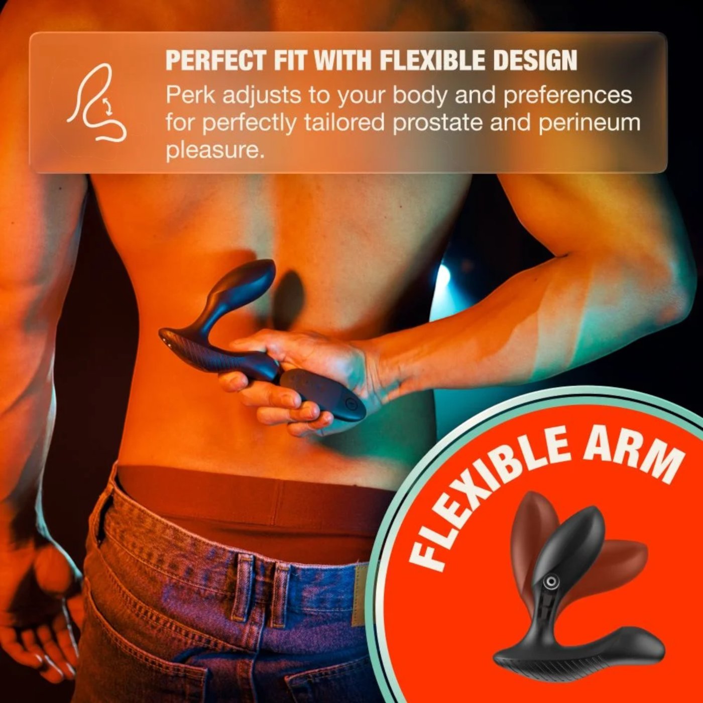 Arcwave Perk Vibrating Prostate Massager with Remote Control