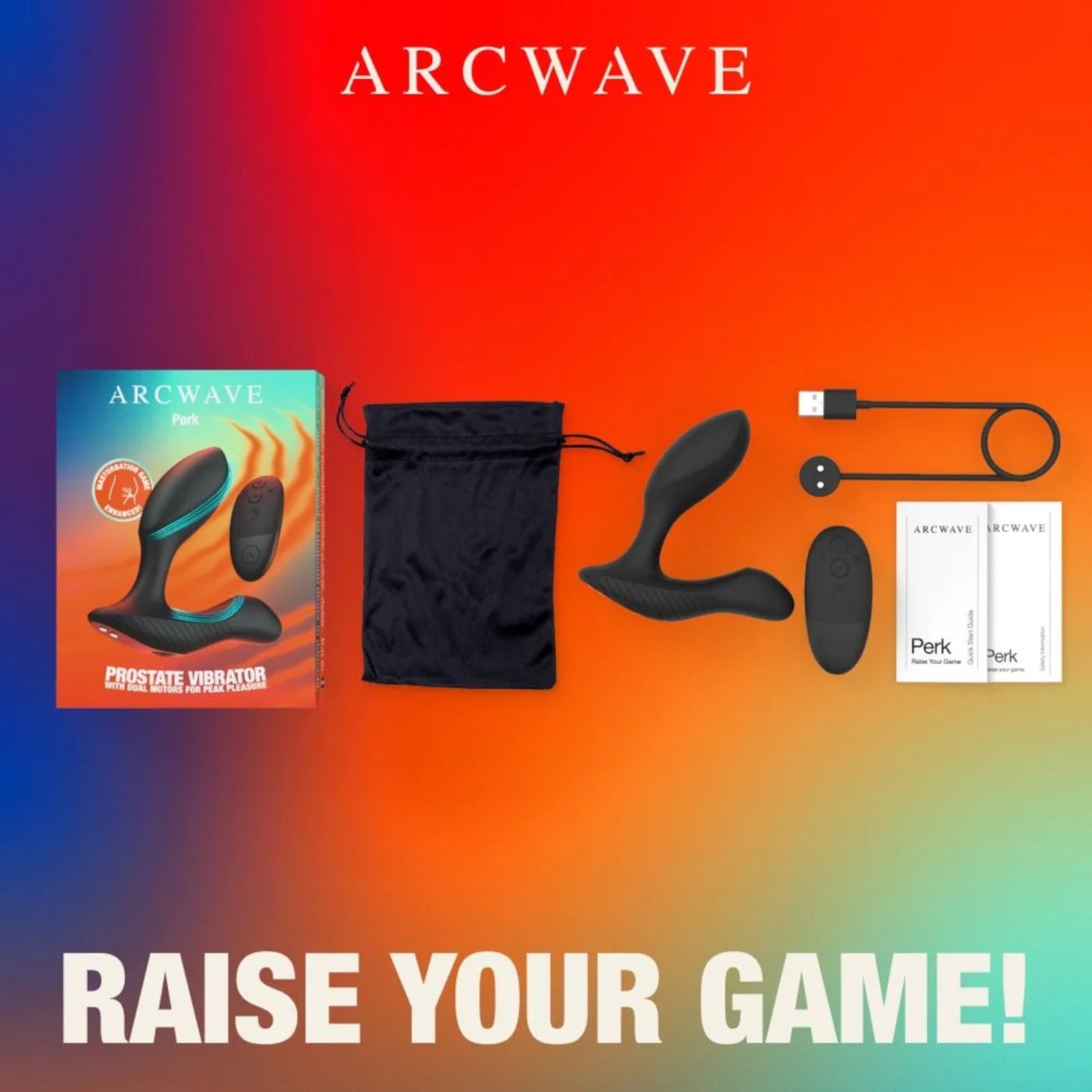Arcwave Perk Vibrating Prostate Massager with Remote Control
