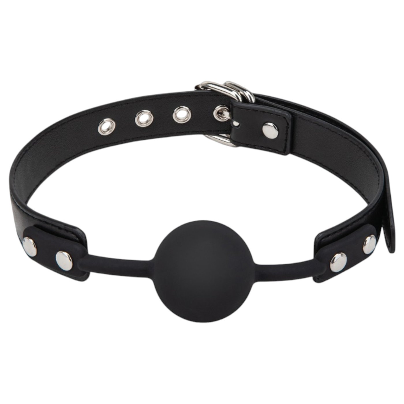 Me You Us Silicone Ball Gag Black
