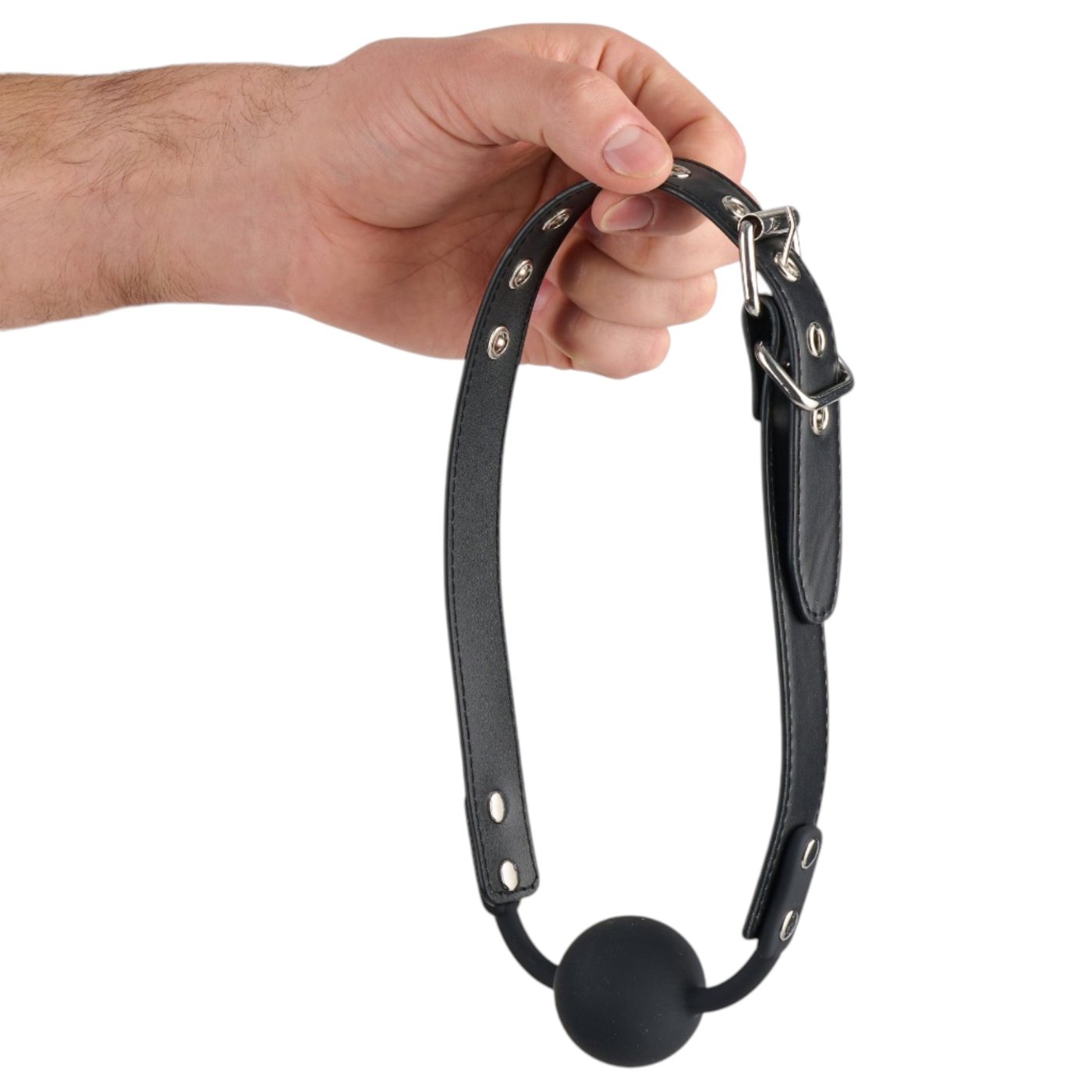 Me You Us Silicone Ball Gag Black