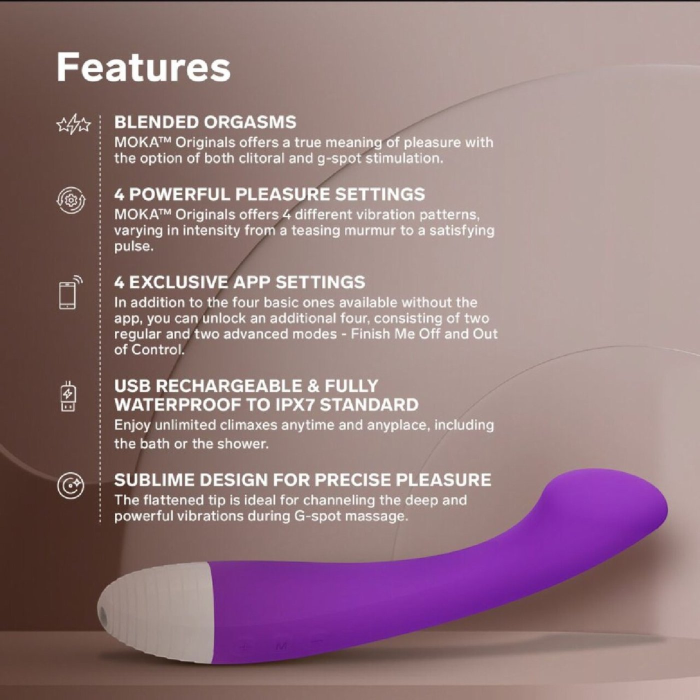 LELO MOKA Originals App Controlled G Spot Vibrator