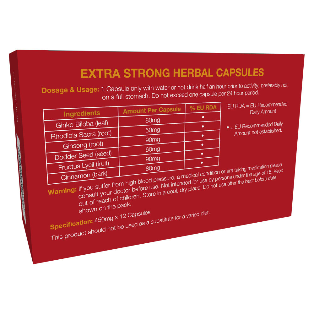 Extra Strong Male Tonic Enhancer 12 Pack