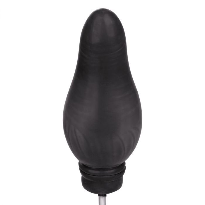 COLT Hefty Probe Inflatable Butt Plug Black 6.5 Inch