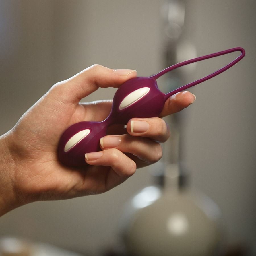 Fun Factory Smartballs Duo - White/Grape