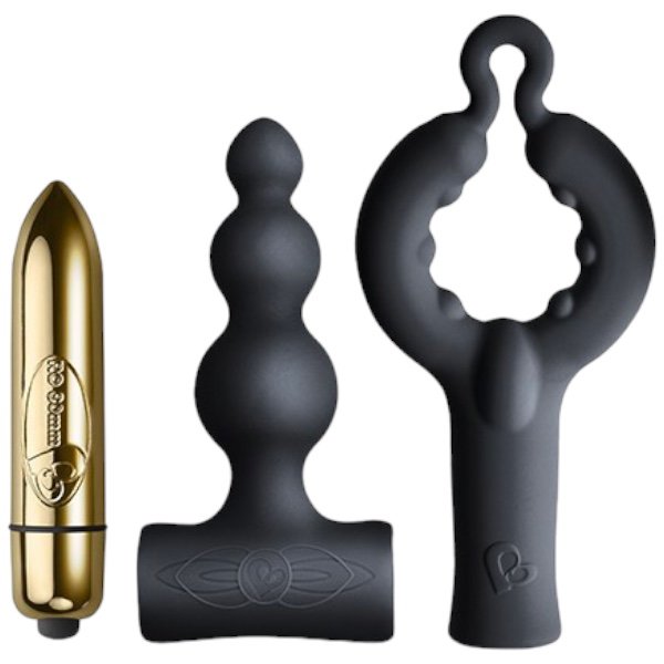 Rocks Off Silhouette Be Mine Couple's Sex Toy Kit (3 Piece)