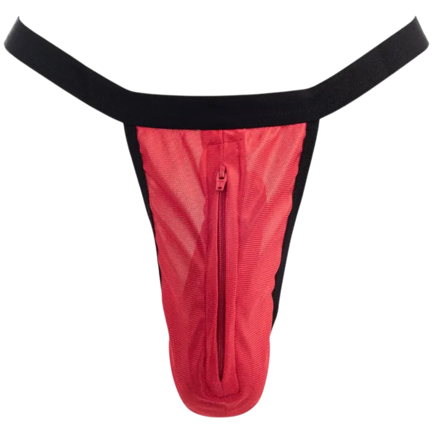 Rimba Men’s Red Zip-Front G-String