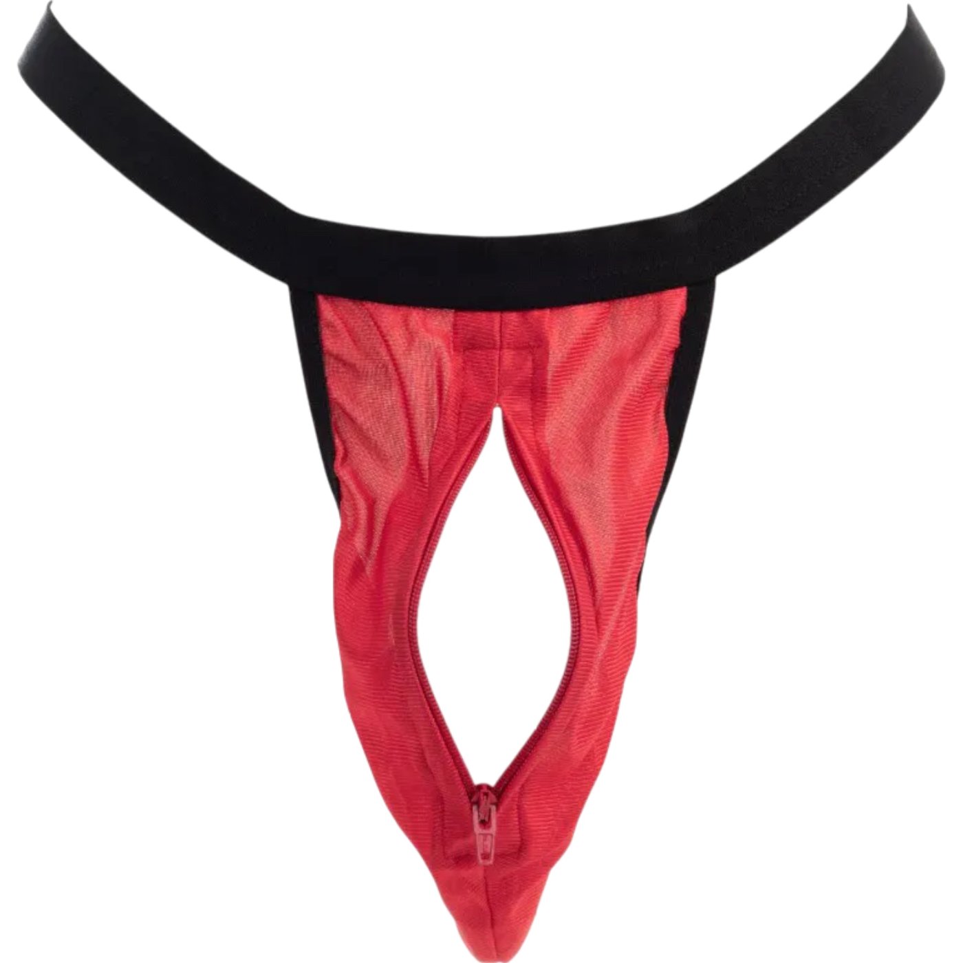 Rimba Men’s Red Zip-Front G-String