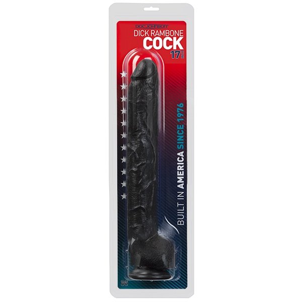 Doc Johnson Dick Rambone Black Cock 13.5 Inch
