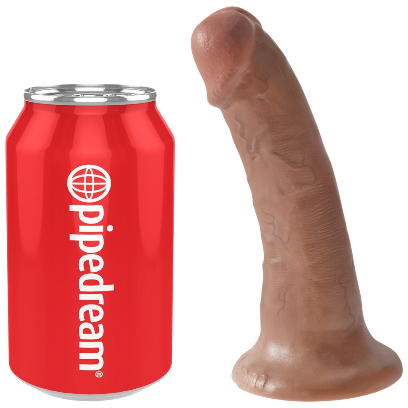King Cock 6-Inch Ultra Realistic Dildo with Suction Cup